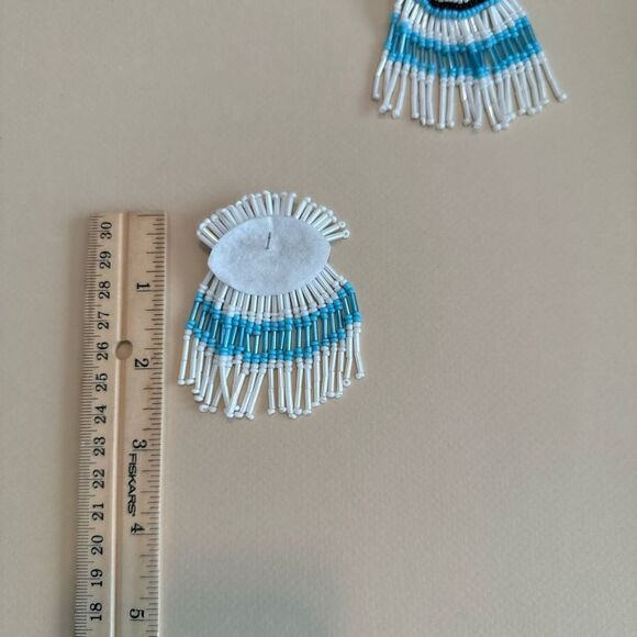 Boho evil eye earrings M708 - Picture 6 of 6